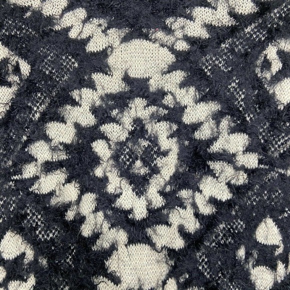 Gianni Bini Fuzzy Geographic Knit Sweater - Picture 6 of 7